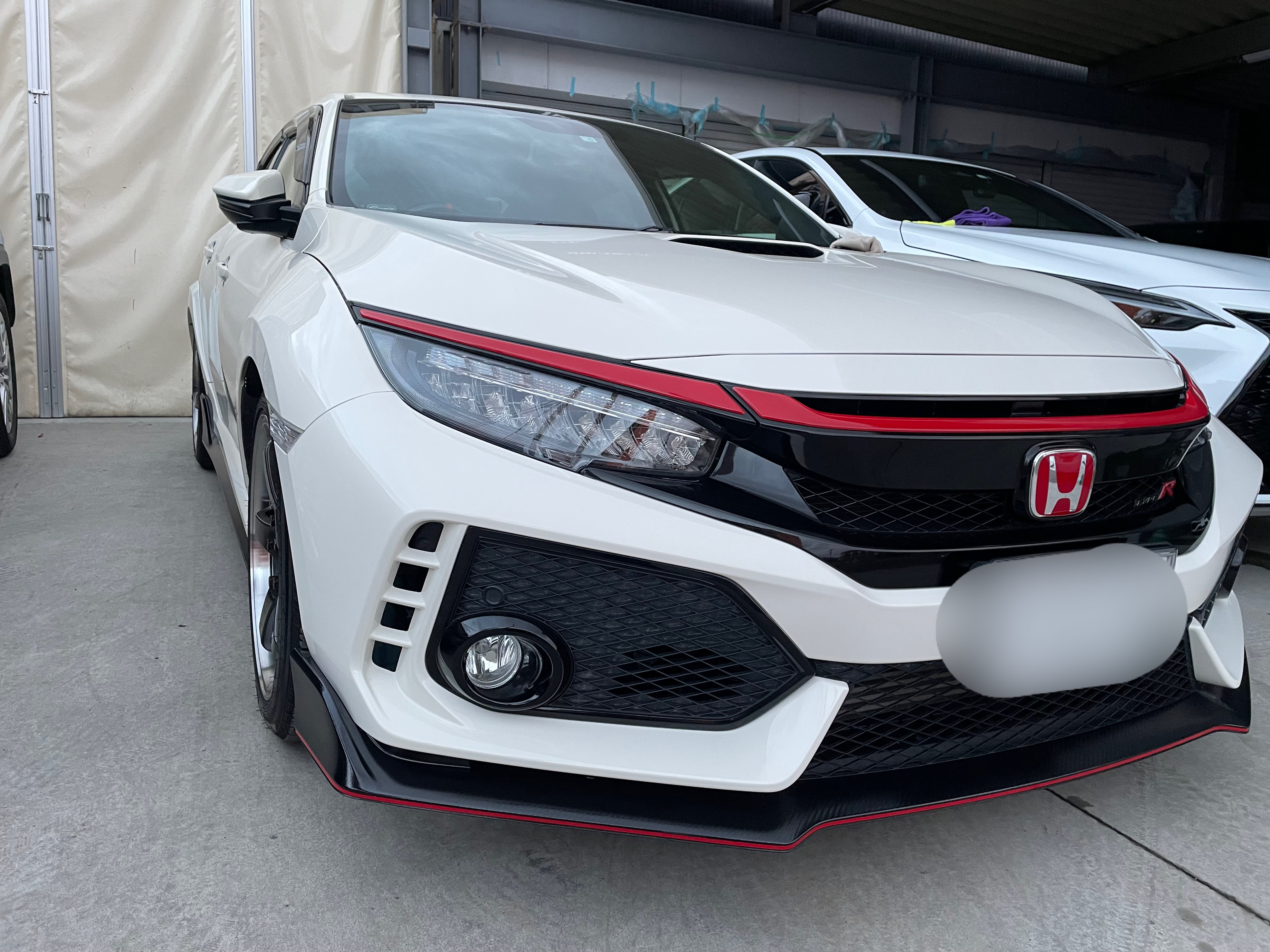 シビックTYPE R リピーター様　コーティングメンテナンス